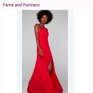 Fame and Partners Red Long Gown